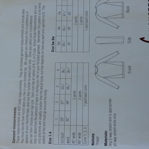 Silhouette Patterns Knit top - Picture 8 of 14